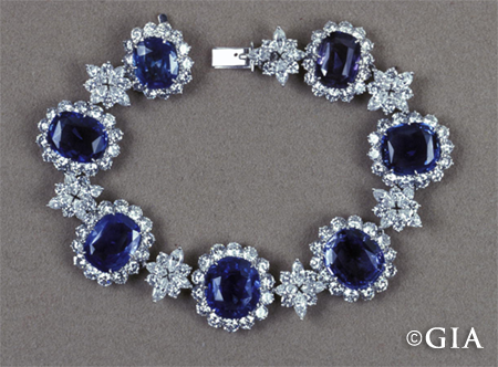 Sapphire and Diamond Bracelet