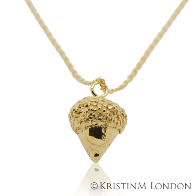 acorn necklace