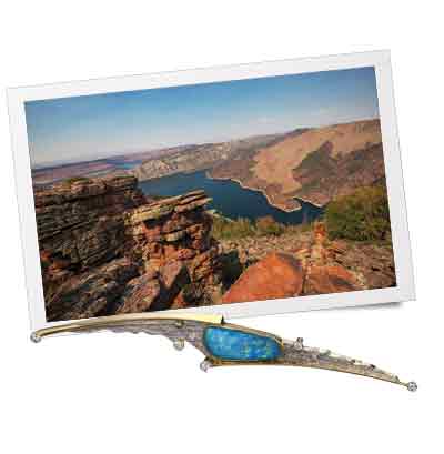 Flaming Gorge Canyon & Brooch