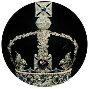 The Culllinan II, a 317.4-carat rectangular cushion cut, is set into the Imperial State Crown. - Courtesy Time & LIFE Pictures/Getty Images