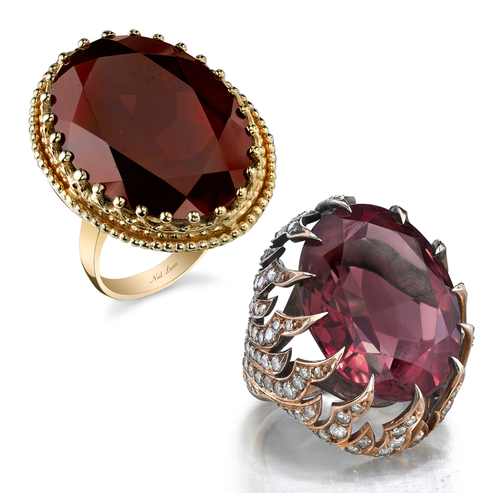 vibrant red rubies