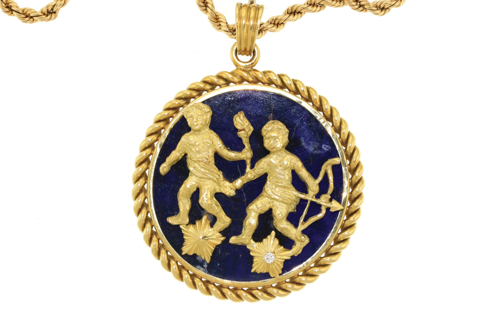 van cleef zodiac pendant