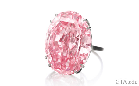 Pink diamond ring