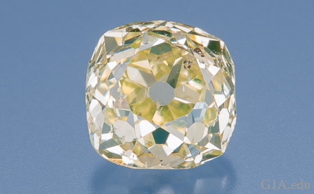 Yellowish 0.68 ct diamond